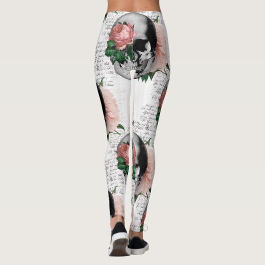 Crâne avec leggings roses (Dos)