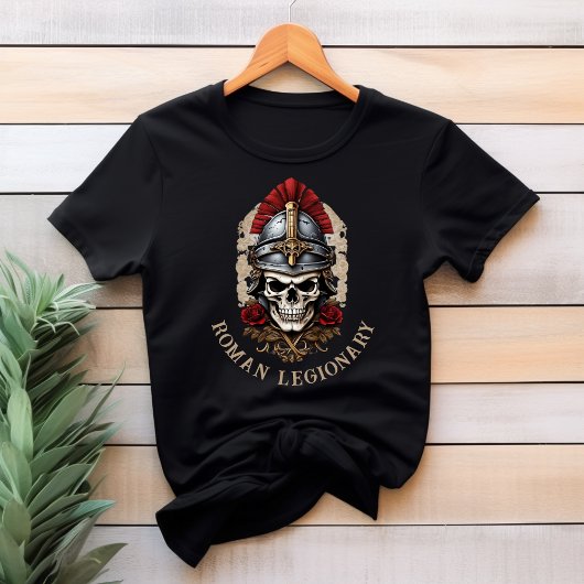 Crâne avec T-shirt Casque Légionnaire Romain