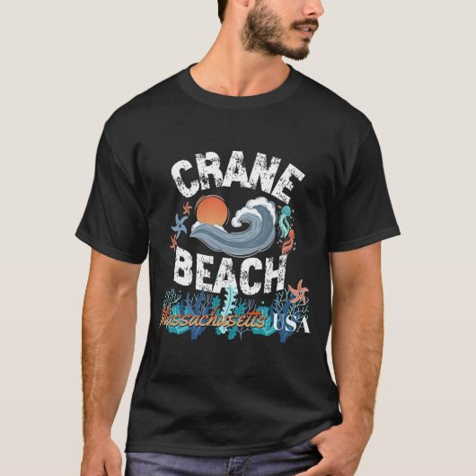 Crane Beach, Ipswich, Massachusetts T-shirt (Voorkant)