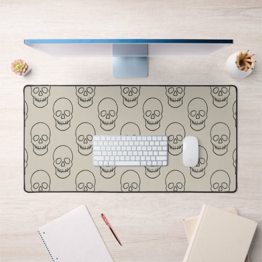 Crâne - Bone White et Bat Black (Bureau 1)