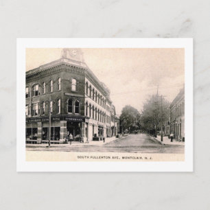 Crane Building, Montclair, Vintage van New Jersey Briefkaart