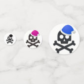 Crâne Confetti Table (Devant)