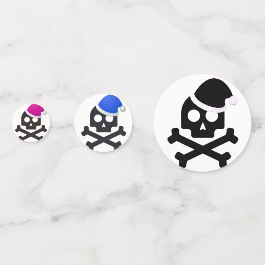 Crâne Confetti Table (Derrière)