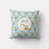 Crane Construction Truck — Aangepaste naam Kussen (Voorkant)