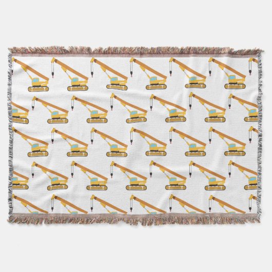 Crane Construction Truck Deken (Voorkant)