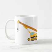 Crane Construction Truck Koffiemok (Links)