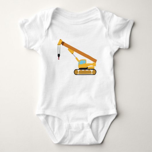 Crane Construction Truck Romper (Voorkant)
