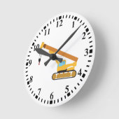 Crane Construction Truck Ronde Klok (Hoek)