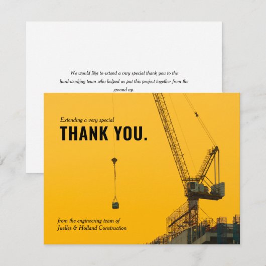 Crane couchant | Merci minimal (Devant / Derrière)