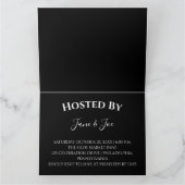 Crâne dans la peinture hantée Halloween Invitation (Intérieur)