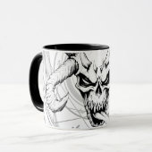 Crâne d'arcane divine de la mort Mug blanche (Devant gauche)