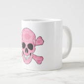 Crâne De Camouflage Rose Et Mug De Crossbones (Devant droit)