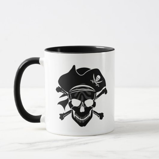 Crâne de Mug Pirate Café (Gauche)