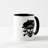 Crâne de Mug Pirate Café (Devant droit)