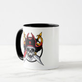 Crâne de Mug Pirate Café (Devant gauche)