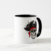 Crâne de Mug Pirate Café (Devant droit)
