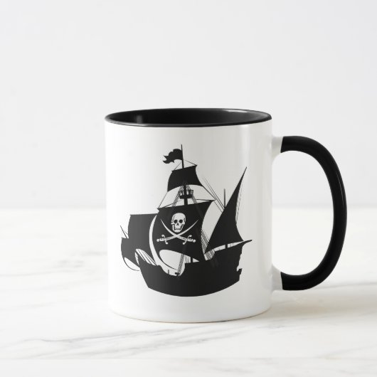 Crâne de Mug Pirate Café (Droite)