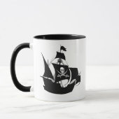 Crâne de Mug Pirate Café (Gauche)