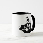 Crâne de Mug Pirate Café (Devant droit)