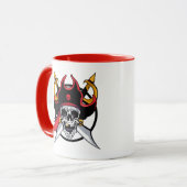 Crâne de Mug Pirate Café (Devant gauche)