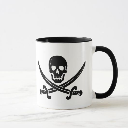 Crâne de Mug Pirate Café (Droite)