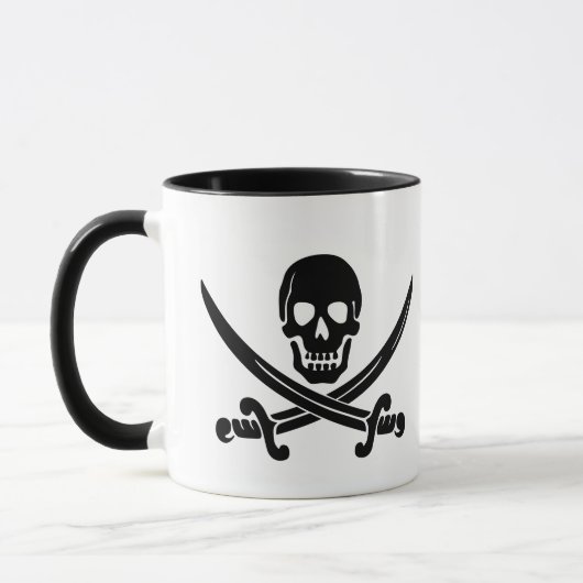 Crâne de Mug Pirate Café (Gauche)