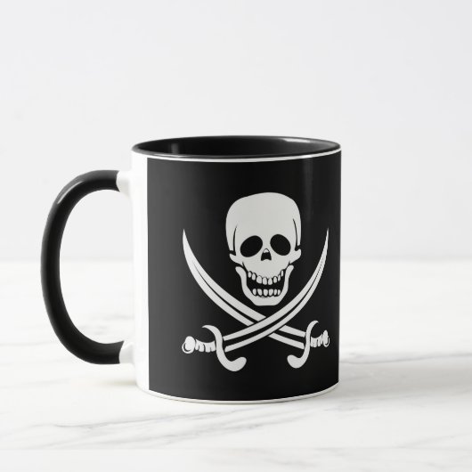 Crâne de Mug Pirate Café (Gauche)