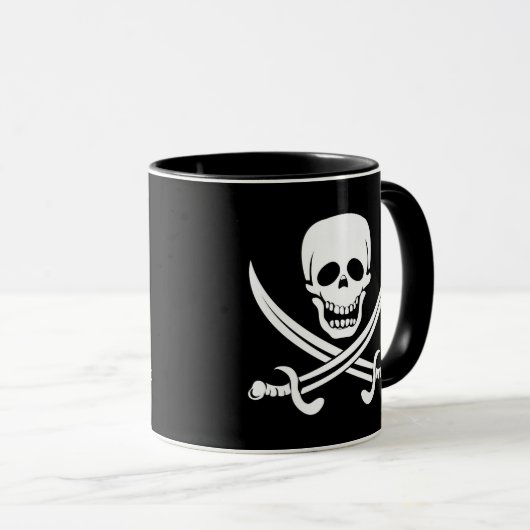 Crâne de Mug Pirate Café (Devant droit)