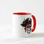Crâne de Mug Pirate Café (Devant droit)