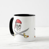 Crâne de Mug Pirate Café (Devant gauche)