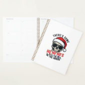 Crâne de Noël Ho Ho Ho Humour Design (Devant avec enveloppe)