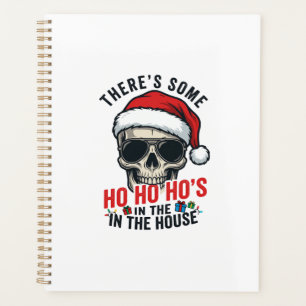Crâne de Noël Ho Ho Ho Humour Design