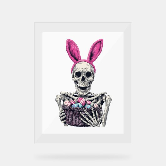 Crâne de Pâques - Drôle lapin Skeleton (Recto)