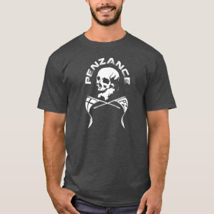Crâne de Penzance les Cornouailles et T-shirt d'o