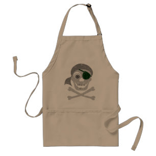 Crâne de pirate et tabliers d'os croisés