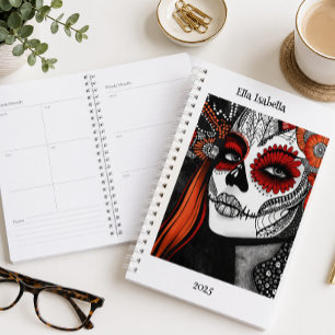 Crâne de Sucre Personnalisé La Catrina Sur Mesure
