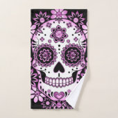 Crâne de sucre pourpre (Serviette à main)