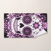 Crâne de sucre pourpre (Serviette à main)