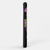 Crâne de sucre Purple Floral Coque-Mate coque ipho (Dos/Droite)