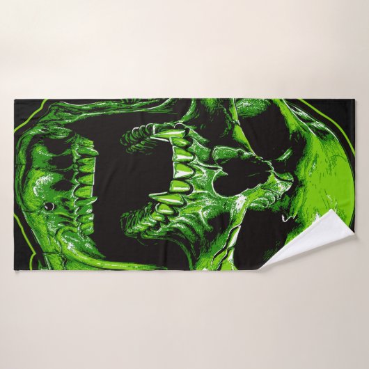Crâne de vampire (Serviette de bain)