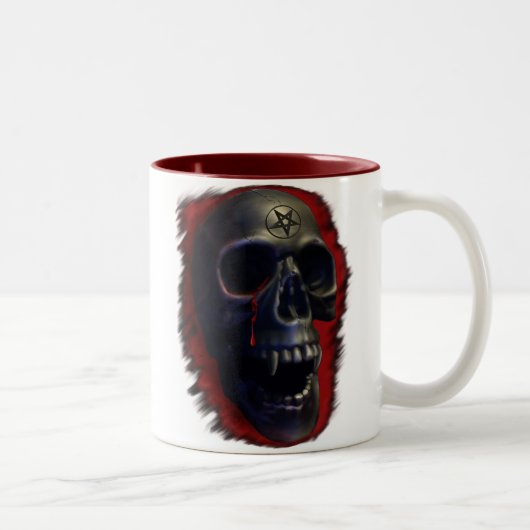 Crâne démon 1 Mug (Droit)
