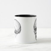 crâne d'enfant et tasse de crâne d'adulte (Centre)
