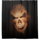 Crâne Déplaisant Halloween rideau de douche (Devant)