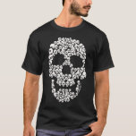 Crâne des crânes T-shirt<br><div class="desc">Crâne cool fait de petits crânes.</div>