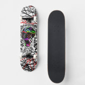 Crâne d'éveil brutal art Graffiti skateboard (Recto)