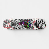 Crâne d'éveil brutal art Graffiti skateboard (Horz)