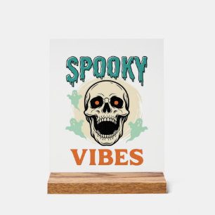 Crâne d'Halloween Atmosphère Sombre Horreur Vintag