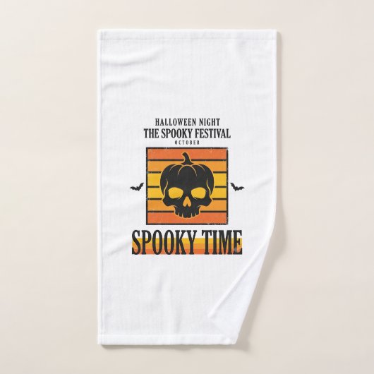 Crâne d'Halloween Drôle Épouvantable Citation Vint (Serviette à main)