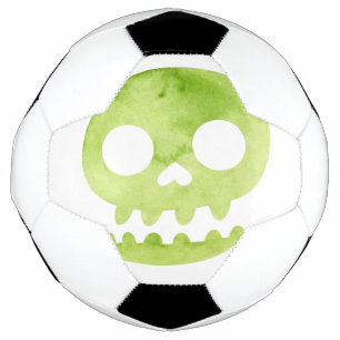 Crâne d'Halloween vert Grand Carnet Sac fourre-tou