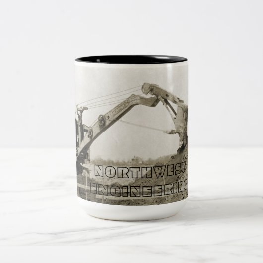 CRANE D'INGÉNIERIE DU NORD-OUEST SHOVEL MUG DÉBUT (Centre)